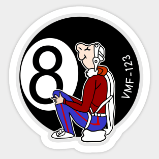 VMF 123 Sticker